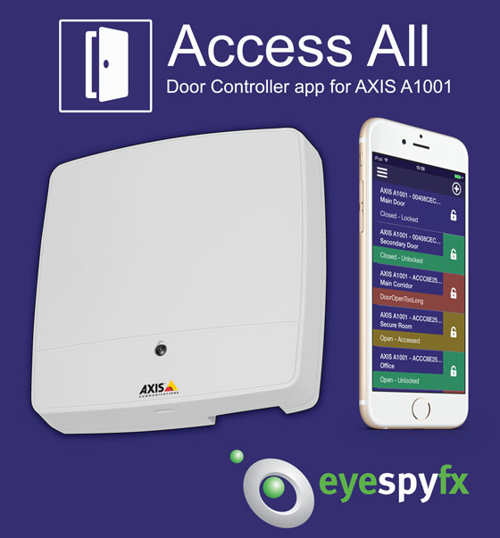 Access All door controller app for AXIS A1001